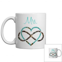 Mrs. Infinity Love Real Tree Coffee Mug