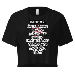 Ladies Festival Cali Crop Top Tee