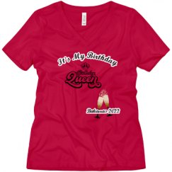 Ladies Relaxed Fit V-Neck Tee