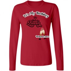 Ladies Relaxed Fit Basic Long Sleeve Tee