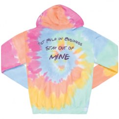Unisex Tie-Dye Fleece Hoodie