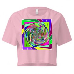 Ladies Festival Cali Crop Top Tee