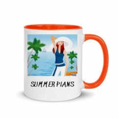 11oz Ceramic Mug with Color Inside