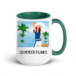 15oz Ceramic Mug with Color Inside