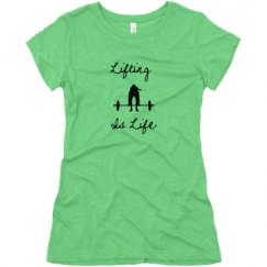 Ladies Slim Fit Super Soft Triblend Tee