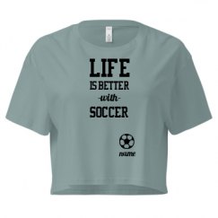 Ladies Festival Cali Crop Top Tee