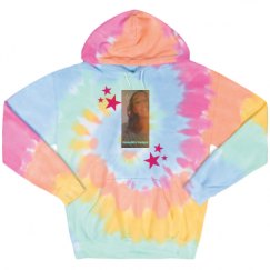 Unisex Tie-Dye Fleece Hoodie