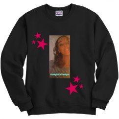 Unisex Film and Foil Crewneck Sweatshirt