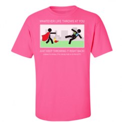 Unisex Ultra Cotton Safety Neon Crewneck Tee