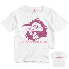 Give a Hoot? Pink Tee w/Purple Youth School Graphic 