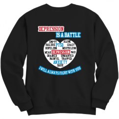 Unisex Film and Foil Crewneck Sweatshirt