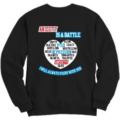 Unisex Film and Foil Crewneck Sweatshirt