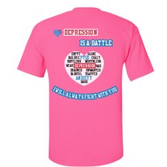 Unisex Ultra Cotton Safety Neon Crewneck Tee