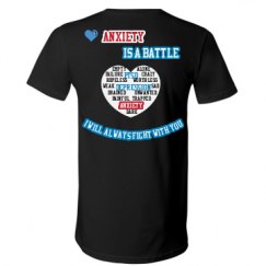 Unisex V-Neck Jersey Tee