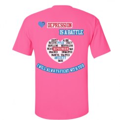 Unisex Ultra Cotton Safety Neon Crewneck Tee