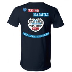 Unisex V-Neck Jersey Tee