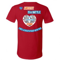 Unisex V-Neck Jersey Tee