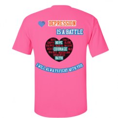 Unisex Ultra Cotton Safety Neon Crewneck Tee