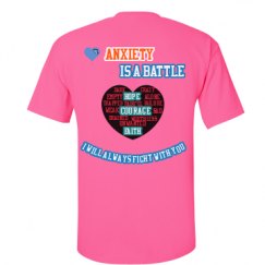 Unisex Ultra Cotton Safety Neon Crewneck Tee