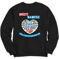 Unisex Film and Foil Crewneck Sweatshirt