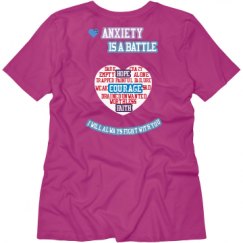 Ladies Relaxed Fit V-Neck Tee