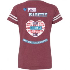 Ladies Relaxed Fit Vintage Sports Tee