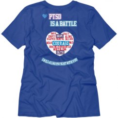 Ladies Relaxed Fit V-Neck Tee