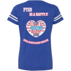 Ladies Relaxed Fit Vintage Sports Tee