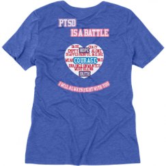 Ladies Relaxed Fit Super Soft Triblend V-Neck Tee