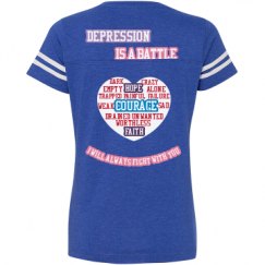 Ladies Relaxed Fit Vintage Sports Tee
