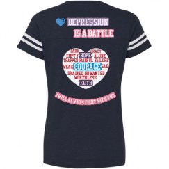 Ladies Relaxed Fit Vintage Sports Tee