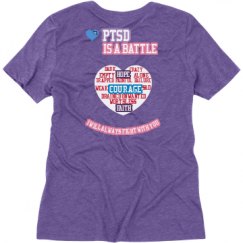 Ladies Relaxed Fit Super Soft Triblend V-Neck Tee