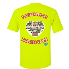 Unisex Ultra Cotton Safety Neon Crewneck Tee