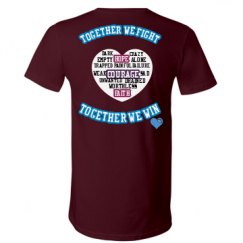 Unisex V-Neck Jersey Tee