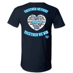 Unisex V-Neck Jersey Tee