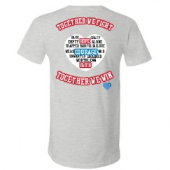 Unisex V-Neck Jersey Tee