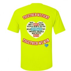 Unisex Ultra Cotton Safety Neon Crewneck Tee