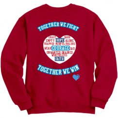 Unisex Film and Foil Crewneck Sweatshirt