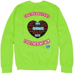 Unisex Neon Crewneck Sweatshirt