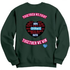 Unisex Film and Foil Crewneck Sweatshirt