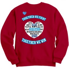 Unisex Film and Foil Crewneck Sweatshirt