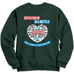 Unisex Film and Foil Crewneck Sweatshirt