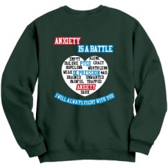 Unisex Film and Foil Crewneck Sweatshirt