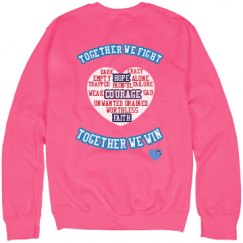Unisex Neon Crewneck Sweatshirt