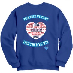 Unisex Film and Foil Crewneck Sweatshirt