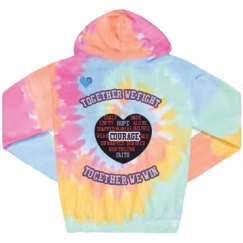 Unisex Tie-Dye Fleece Hoodie