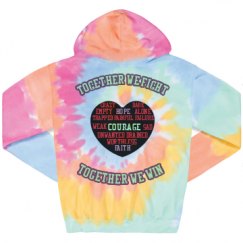 Unisex Tie-Dye Fleece Hoodie