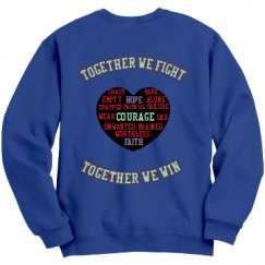 Unisex Film and Foil Crewneck Sweatshirt