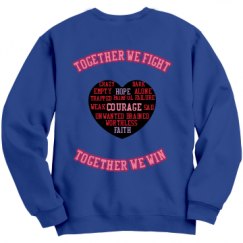 Unisex Film and Foil Crewneck Sweatshirt