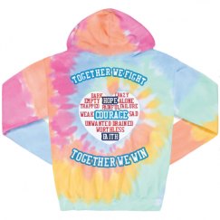 Unisex Tie-Dye Fleece Hoodie